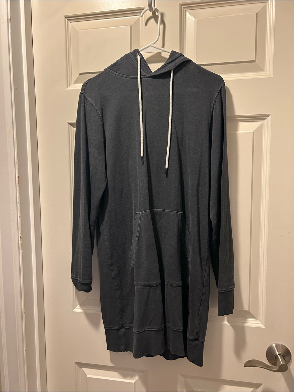 Athleta Charcoal Gray Sweatshirt Dress